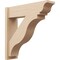 Ekena Millwork 8-in W x 30-in D x 30-in H Funston Trad Rough Cedar Woodgrain TimberThane Outlooker, Primed Tan OUTUR080X30X30FST04RCPR - alternate 1
